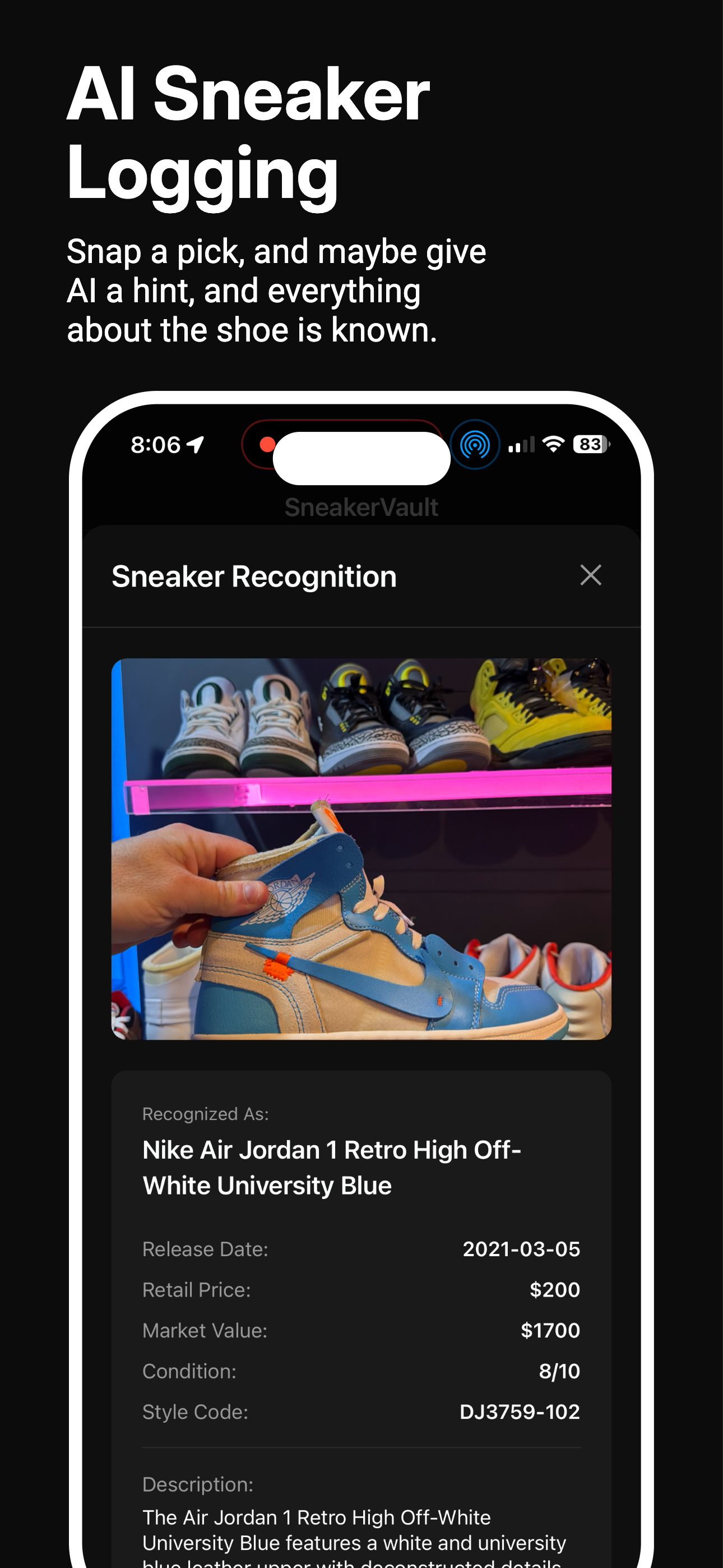 Wear analytics dashboard